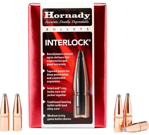 Hornady Bullets 8mm .323" 195gr Interlock SP 100/Box