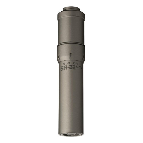 Nosler SR-22 ALTi Suppressor 1/2x28 .22 LR 7.53 Inch Grey