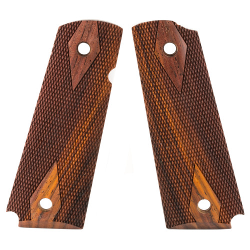 Hogue Grips 1911 Government Cocobolo Checkered Ambidextrous