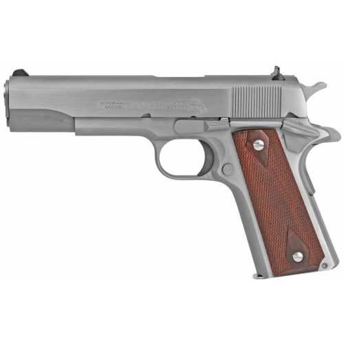 Colt 1911C Government 45 ACP Pistol 5" Barrel 7+1 Round Stainless Steel - Image 1