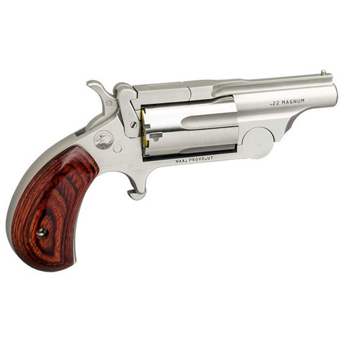 North American Arms Ranger II 22 Mag Pistol 1 5/8" Barrel 5rd Stainless Steel Frame