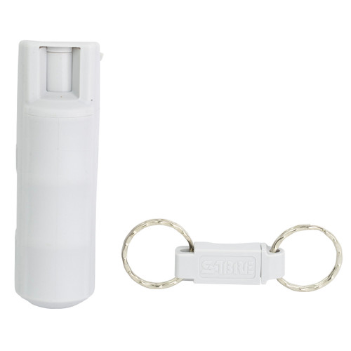 Sabre Pepper Spray 0.54 oz Keychain Hard Case Lt Gray
