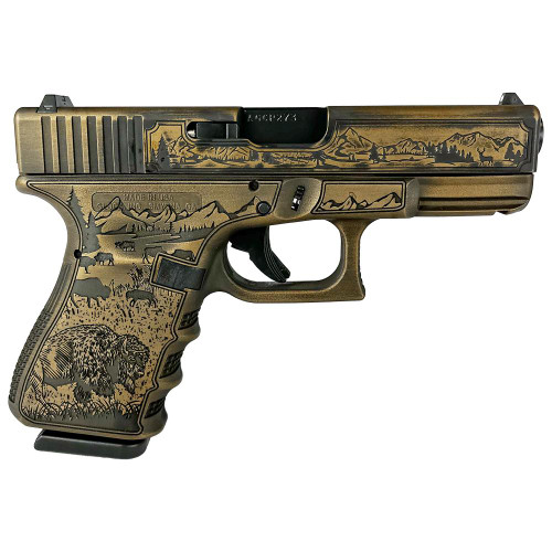 Glock 19 Gen 3 9mm Luger Pistol 4.02" Barrel 15+1 Round Western Finish