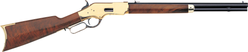 Taylor's & Company 1866 Bolt Action Rifle .45 Colt 20" Blued Octagonal Barrel Brass Frame Walnut Stock