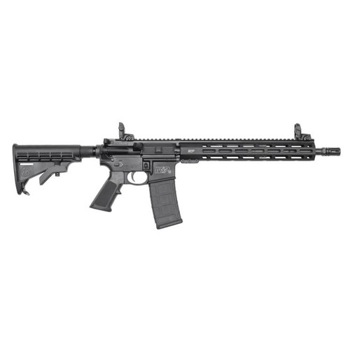 Smith & Wesson M&P15 Rifle 5.56 NATO 14.5" Barrel Black 13" MLOK Handguard Smith & Wesson M&P15 Rifle 5.56 NATO 14.5" Barrel Black 13" MLOK Handguard