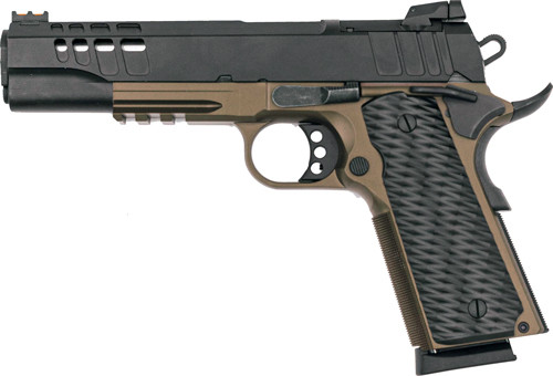 Great Lakes Firearms & Ammo 1911 Pistol 45 ACP 5" Barrel Black Slide Bronze Frame