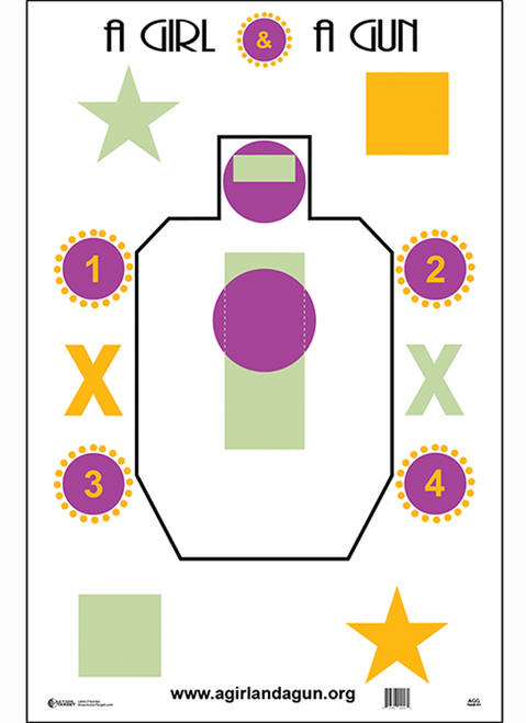 Action Target AGG100 Training Target 23 x 35 Inches Multi-Color