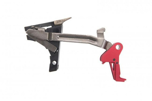CMC Triggers Glock Gen 4 Flat Trigger Assembly 9mm Red