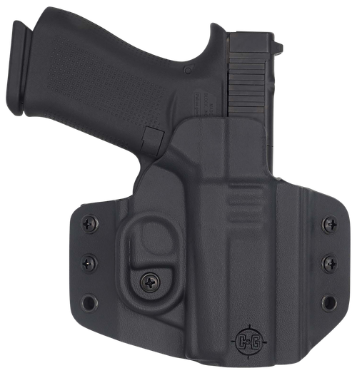 C&G Holsters Covert OWB Holster Black Kydex Glock 43/43X/MOS