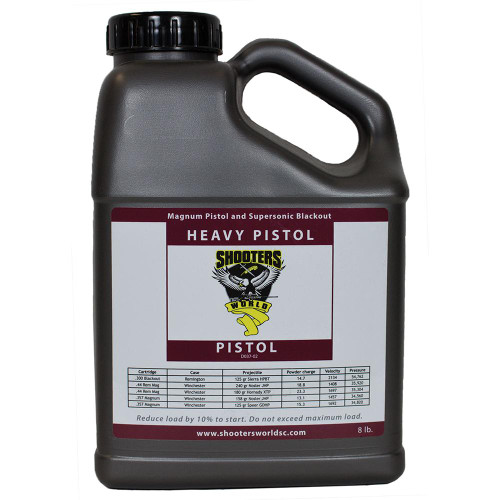 Shooter's World Heavy Pistol Powder 8lb Shooter's World Heavy Pistol Powder 8lb