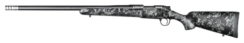 Christensen Arms Ridgeline FFT Bolt Action Rifle 300 Winchester Magnum 22" Left Hand Carbon Fiber Threaded Barrel Stainless Frame Black/Gray Field Stock