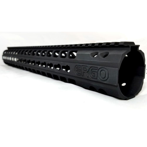 Ergo KeyMod Modular Free Float Handguard AR-15 15" Black