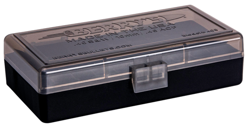 Berry's Mfg #408 Ammo Box 50-Round Smoke/Black