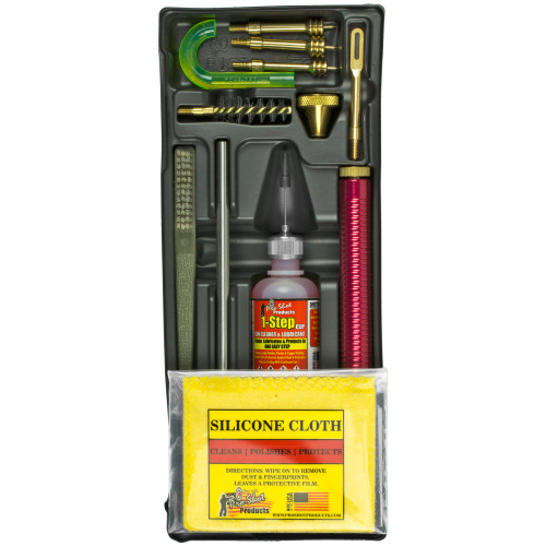Pro-Shot Classic Pistol Cleaning Kit 357, 38, 40 and 45 Caliber 9mm and 10mm - Image 1