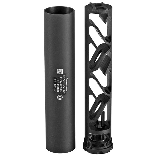 Gemtech GM-22 Rimfire Suppressor .22 LR Black