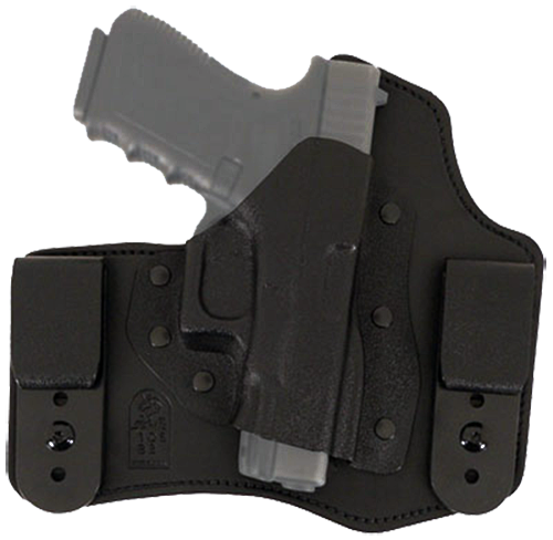 DeSantis Gunhide Intruder IWB/OWB Holster Black Leather Belt Clip Right Hand