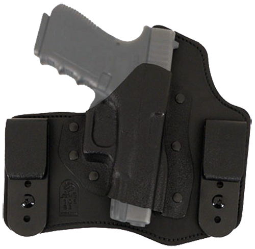 DeSantis Gunhide Intruder IWB/OWB Holster Black Leather Belt Clip Right Hand