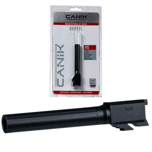 Canik Barrel Full Size 9mm Luger Fluted Tenifer Black