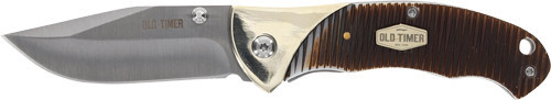 Old Timer OT Folder Pocket Knife 2.7" Pakka Wood Handle