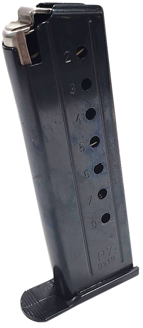 Heckler & Koch 221917S 8-Round 9mm Magazine for P7 PSP Black