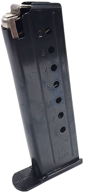 Heckler & Koch 221917S 8-Round 9mm Magazine for P7 PSP Black