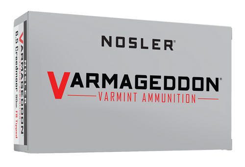 Nosler Varmageddon 6.5 Creedmoor Ammo 90 Grain Flat Base Tipped Box of 20