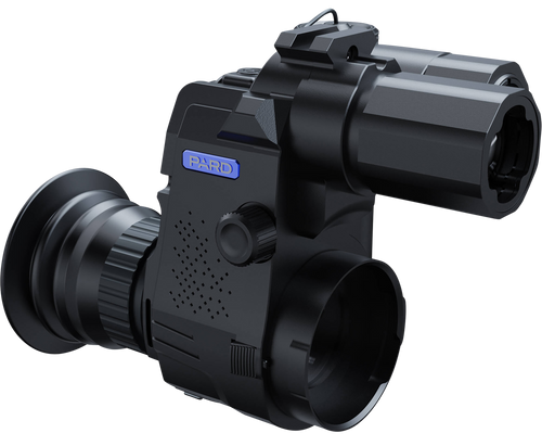 Optimax Technology Llc Pard NV007S Night Vision Clip-On Scope 4x14.5mm with Laser Rangefinder Black