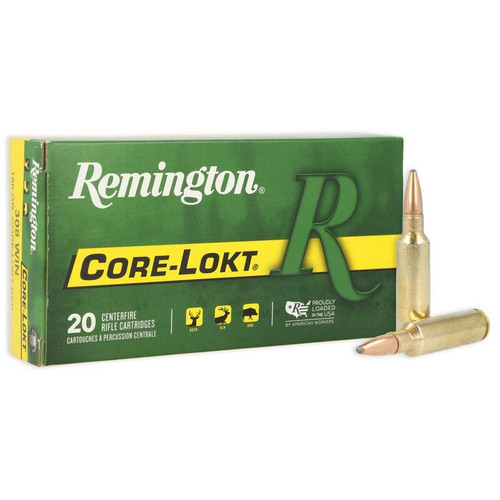 Remington Core-Lokt 300 Winchester Short Magnum (WSM) Ammo 150 Grain Jacketed Soft Point Box of 20