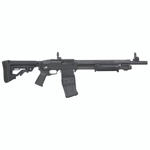 Mossberg 590RM Mag-Fed Pump 12 Gauge Shotgun 18.5" Black Barrel Black Pistol Grip
