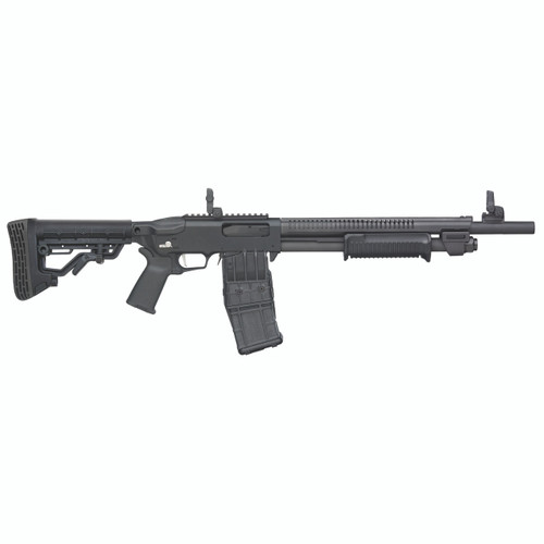 Mossberg 590RM Mag-Fed Pump 12 Gauge Shotgun 18.5" Black Barrel Black Pistol Grip