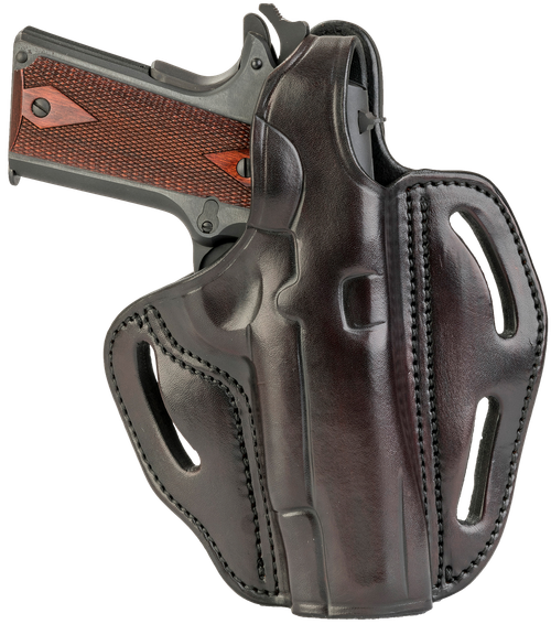 1791 Gunleather Thumb Break OWB Holster Right Hand 1911 Government Leather Signature Brown