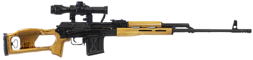 Century Arms PSL54 Semi-Automatic Rifle 7.62x54R 24.5" Barrel Black Matte Finish Wood Stock