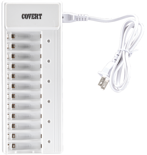 Covert Cameras 2038 Rapid Charger 12-Bay AA