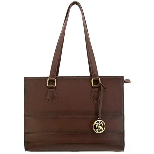 Rugged Rare Structured Handbag Burgundy