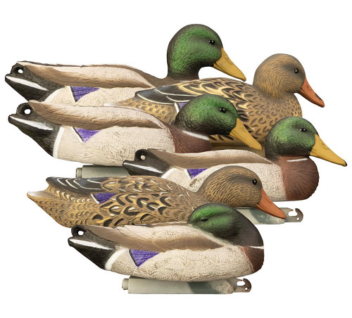 Higdon Full Size Foam Filled Mallard Duck Decoy Polymer 6PK