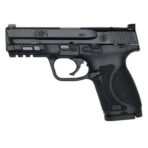 Smith & Wesson M&P M2.0 9mm Luger Pistol 4" Barrel 15+1 Round Black Optic Ready