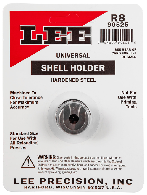 Lee Universal Shell Holder #8 (348 Winchester, 416 Rigby, 45-70 Government)