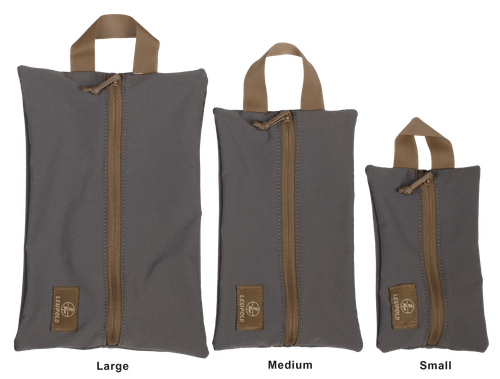 Leupold 182658 Pro Gear Stretch Pouch, Gray/Tan, Medium