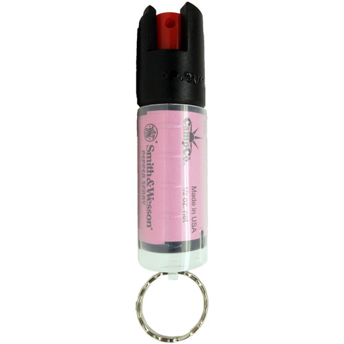 Caliber Gourmet S&W Pepper Spray 0.5 oz Keychain Pink