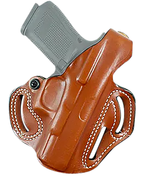 DeSantis Gunhide 001TA0XZ0 Thumb Break Scabbard OWB Tan Leather Right Hand