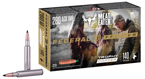 Federal Terminal Ascent .280 Ackley Imp. Ammo 140 Grain 20/ct