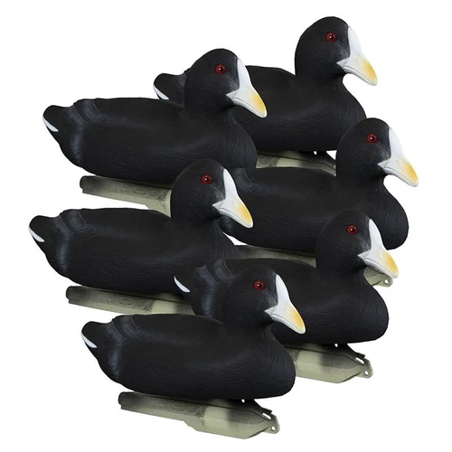 Higdon Outdoors Standard Coot Decoys, 6-Pack
