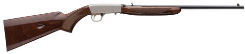 Browning SA-22 Grade II Semi Automatic Rifle 22 Long Rifle 19.375" Polished Barrel Nickel Frame Walnut Fixed Stock