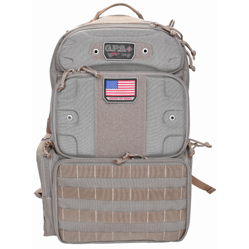 G.P.S. Tall Tactical Range Backpack Tan - Image 1