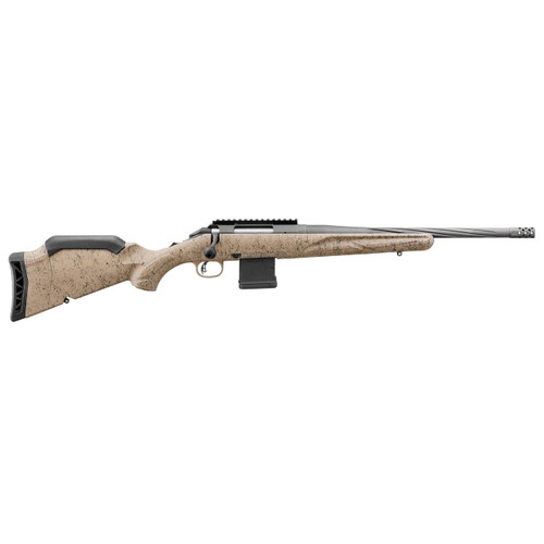 Ruger American Rifle Gen II Ranch 5.56 NATO 16.1" Fluted Threaded Barrel FDE Stock