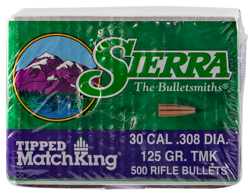 Sierra Bullets .30 Cal .308" 125gr TMK 500/Box