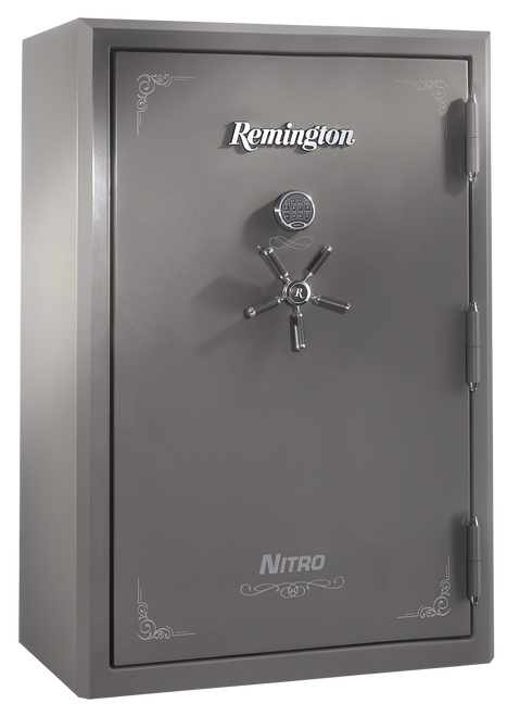 Remington Nitro Fire-Resistant 56+8 Gun Safe with Electronic Lock Seltzer Gray
