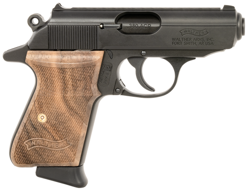 Walther PPK/S 380 ACP Pistol 3.3" Barrel 7+1 Round Black (Walnut Grip)