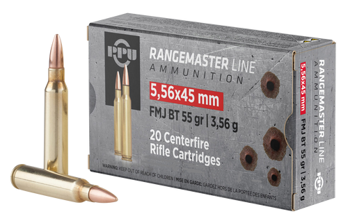 Trz Trading Inc. 5.56x45 RangeMaster FMJBT 55gr Ammo Metal Can 1000 Rounds