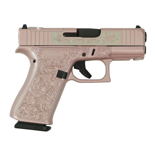 Glock 43x MOS 9mm Luger Pistol 3.41" Barrel 10+1 Round Rose Gold Cerakote Glock 43x MOS 9mm Luger Pistol 3.41" Barrel 10+1 Round Rose Gold Cerakote